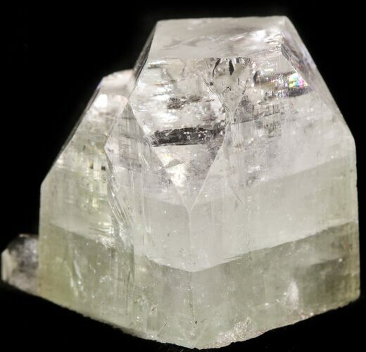 Zoned Apophyllite Crystal Tip - India #44307